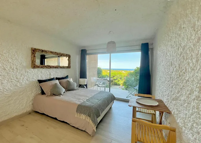 Joli Studio Vue Mer Avec Terrasse Et Jardinet A Sant Ambroggio